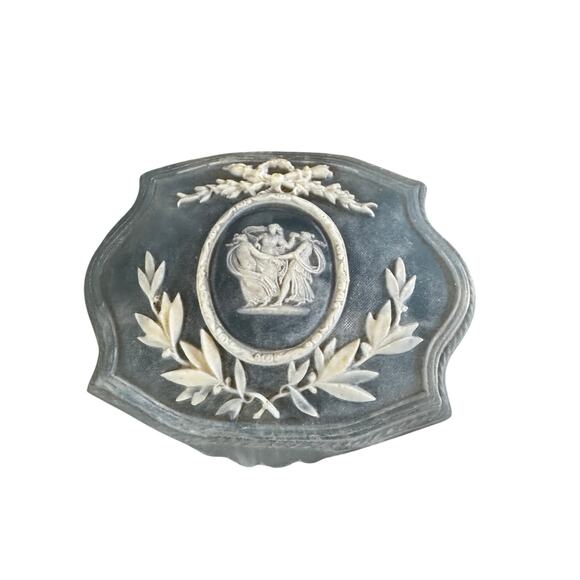 1970s Stone Incolay “Birds of Paradise” Cameo Box - Picture 6 of 9